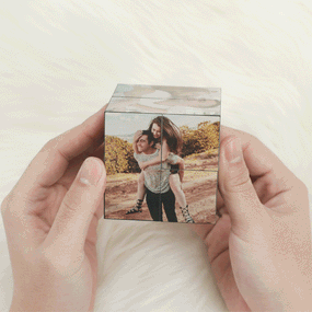 Custom Infinity Photo Cube Multiphoto Rubic Cube Creative Gifts for Love