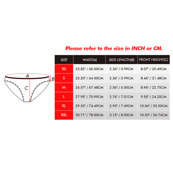 Custom Face Underwear Personalised Magnetic Tongue Underwear COME