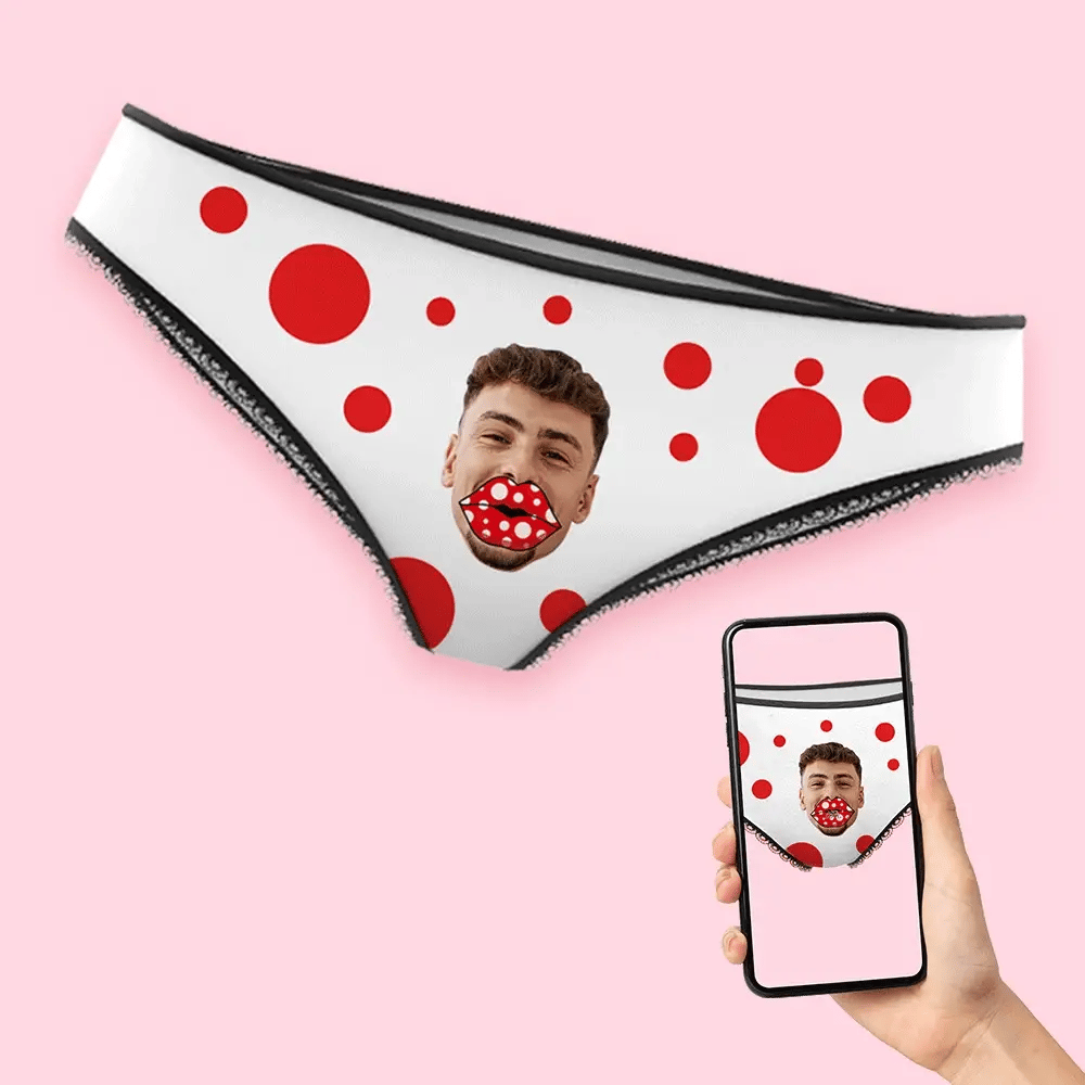 Custom Face Boxers AR View Personalised Funny Lips Valentine's Day Gif ...