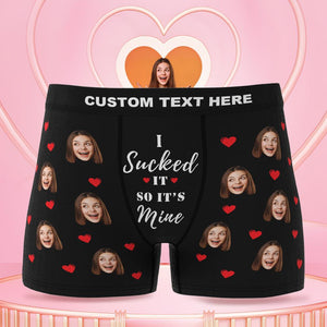 Personalised Boxers for Men Face on Boxers Custom Face Boxers Gift