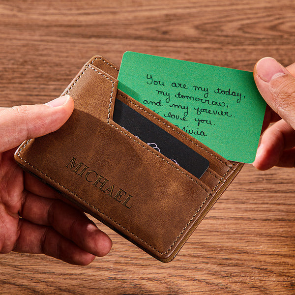 Buy Minimalist Personalized Wallet for Men